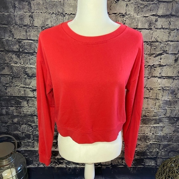 Wild Fable Crop Red Sweatshirt M
